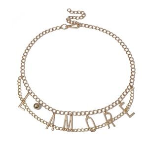 'L'AMORE' Waist Chain Belt